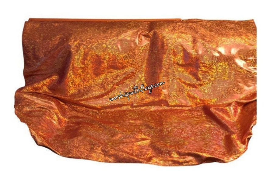 Fire Holographic Angel Wing Flags