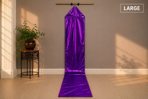 12ft Purple Passion Metallic Lamé Kite Streamer