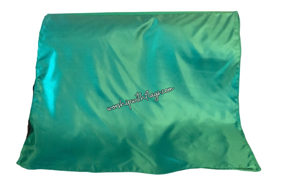 Medium Square Poly Silk Flags