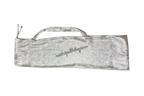 White & Silver Brocade Worship Flag Bag