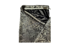 Black & Silver Brocade Worship Flag Bag