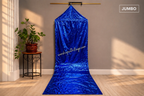 12ft Royal Blue Metallic Lamé Kite Streamer