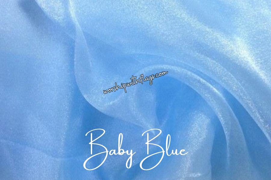 Children's Small Sheer Organza Angel Wing Flags