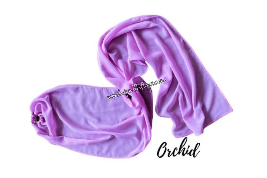 3ft & 5ft Child/Adult Chiffon Worship Streamers