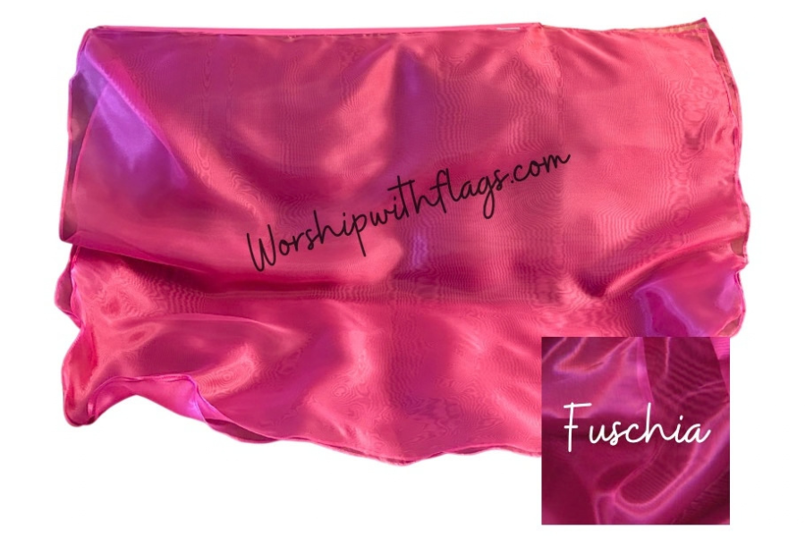 Large & X-Large Mirror Organza Angel Wing Flags