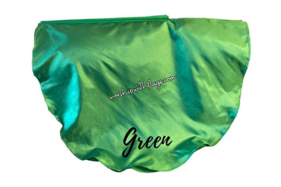 Children's Small Poly Silk Angel Wing Flags