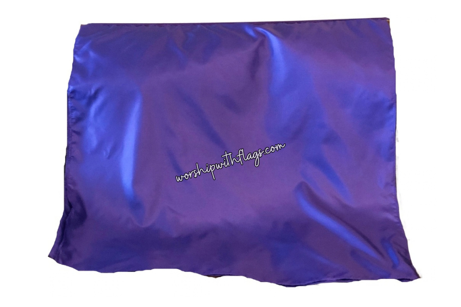 Medium Square Poly Silk Flags