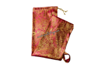 Fuchsia & Gold Brocade Worship Flag Bag