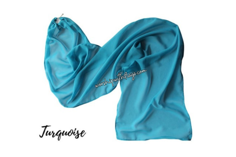 3ft & 5ft Child/Adult Chiffon Worship Streamers