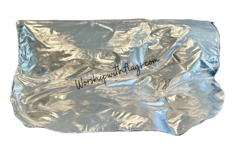 Adult Medium Metallic Lamé Angel Wing Flags