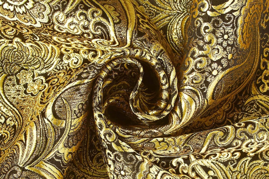 Black & Gold Brocade Worship  Flag Bag