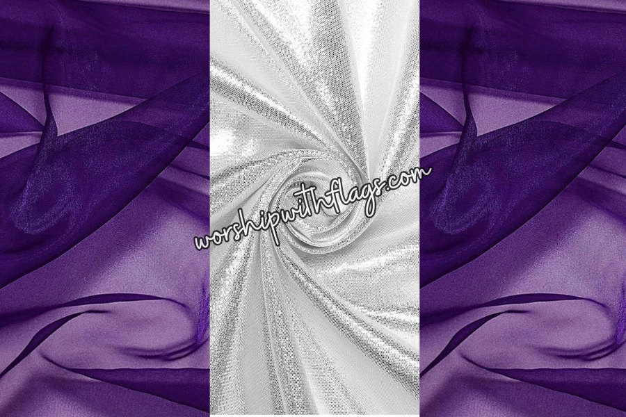 Royal Purity Triple Layer Angel Wing Flags