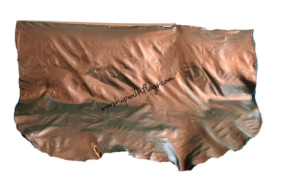 Adult Medium Metallic Lamé Angel Wing Flags