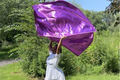 Purple Passion Metallic Lamé Angel Wing Flags
