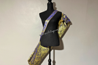 Royal Blue & Gold Brocade Worship Flag Bag