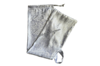 White & Silver Brocade Worship Flag Bag