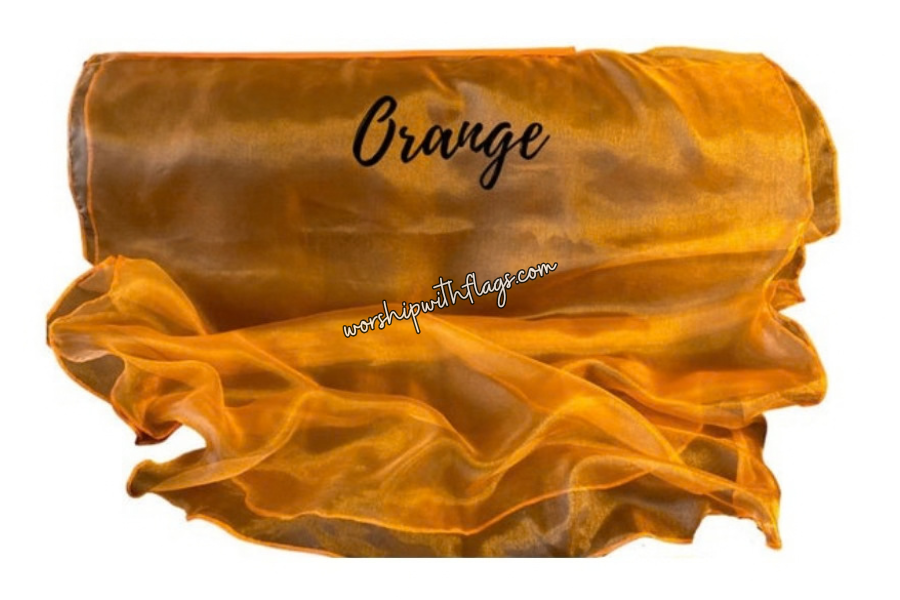 Large & X-Large Sheer Organza Angel Wing Flags
