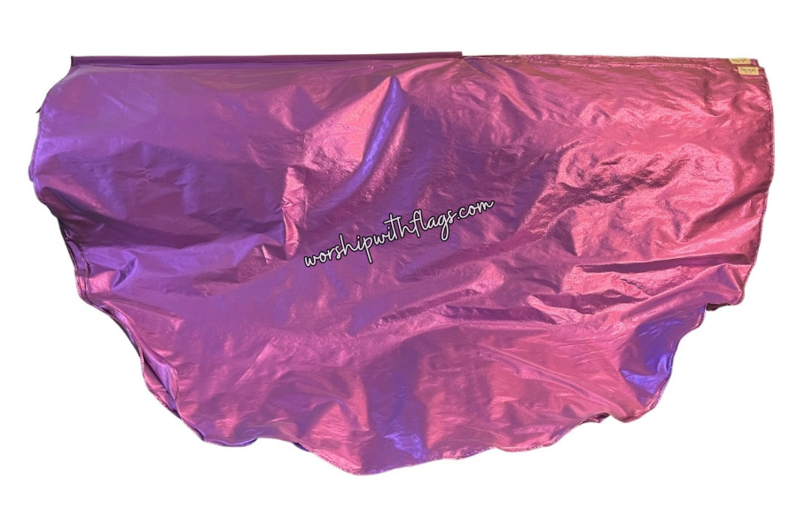 Adult Medium Classic Lamé Worship Flags