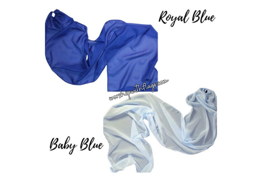 3ft & 5ft Child/Adult Chiffon Worship Streamers