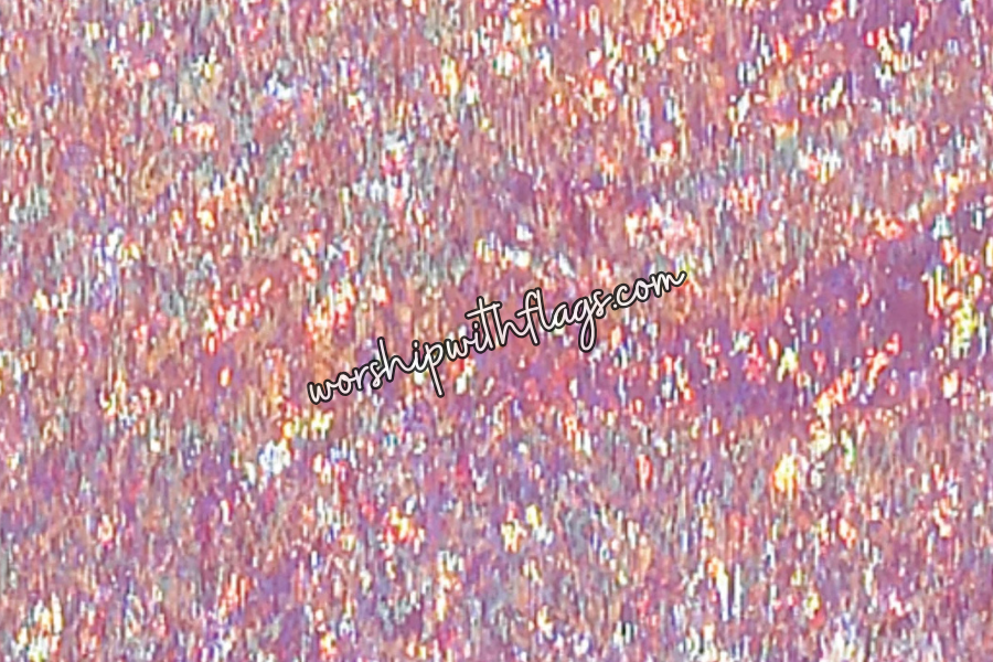 Pink/Fuchsia Holographic Worship Flags