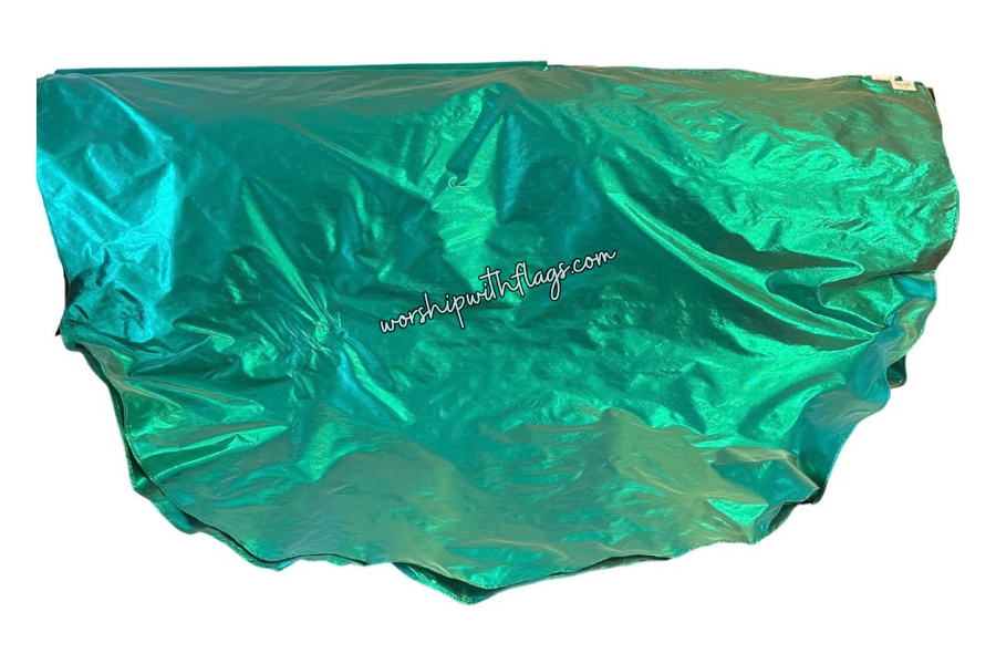 Adult Medium Classic Lamé Worship Flags