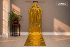 12ft Gold Metallic Lamé Kite Streamer