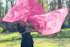 Magenta Shimmer Worship Flags