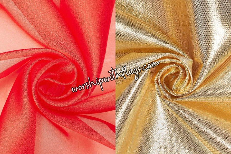 Fiery Praise Double Layer Angel Wing Flags