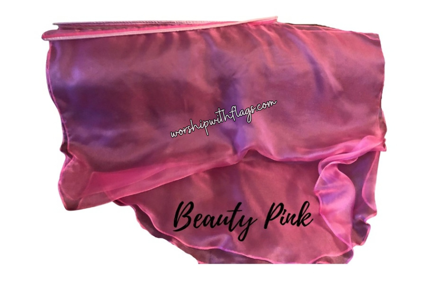 Large & X-Large Sheer Organza Angel Wing Flags