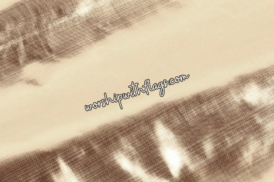 Light Gold Metallic Lamé Angel Wing Flags