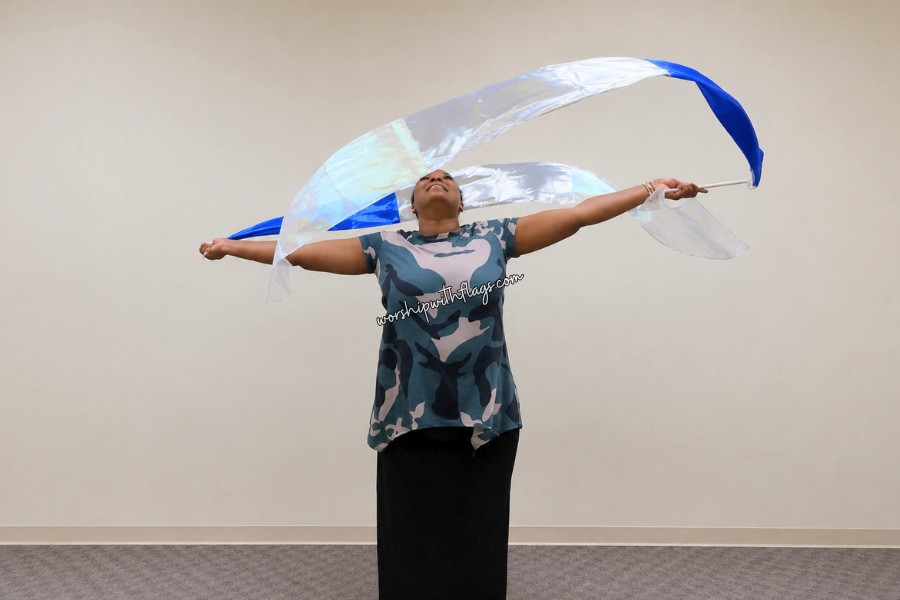 7ft Intercession Worship Streamer