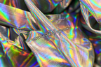 Silver Hologram Worship Flags