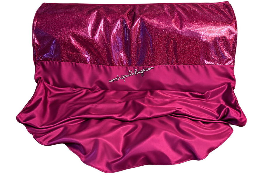 New Wine 6ft Silk Worship Flags