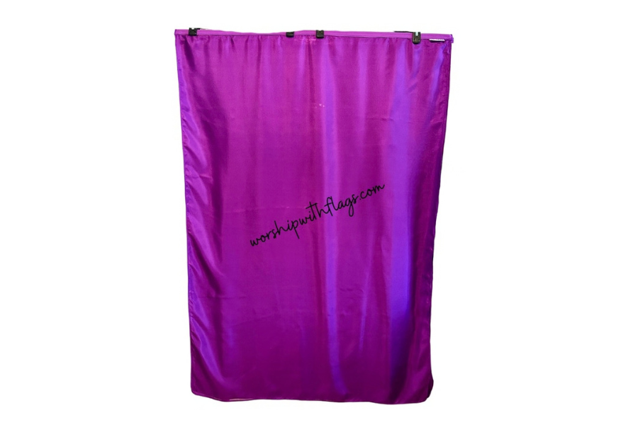 Sacred Whisper – 8mm Silk Worship Flags
