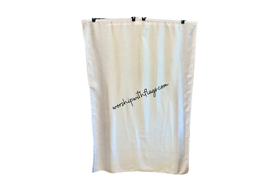 Pure Devotion – 8mm Silk Worship Flags