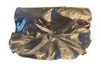 Silver Metallic Lamé Angel Wing Flags