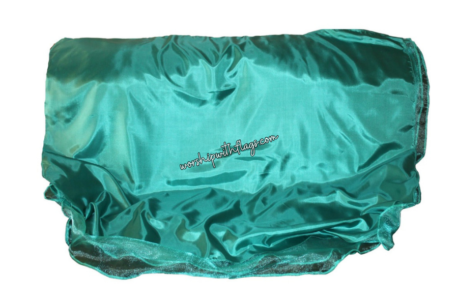 Emerald Refresh Double Layer Teal Angel Wing Flags