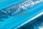 Turquoise Metallic Lamé Angel Wing Flags
