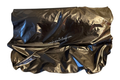 Black Metallic Lamé Angel Wing Flags