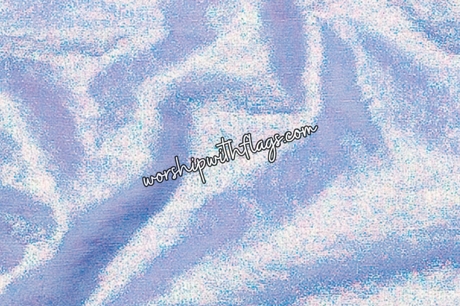 Blue Iridescent Large Angel Wing Flags