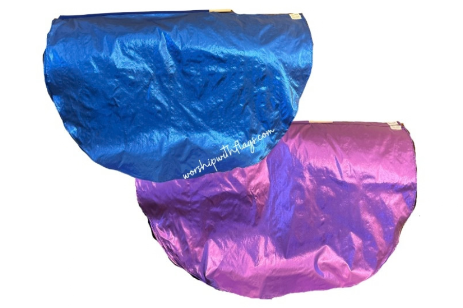 Children's Small Classic Lamé Angel Wing Flags