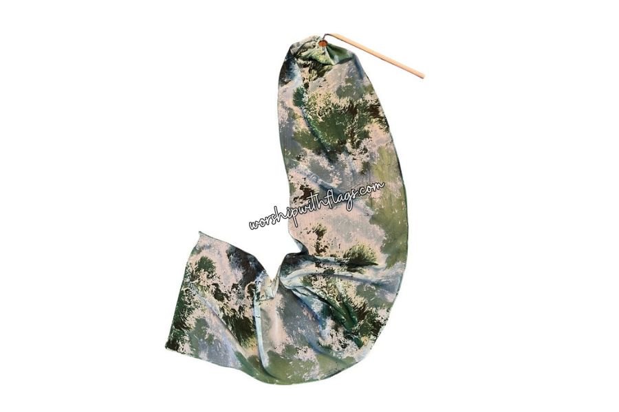 5ft Tie-Dye Chiffon Worship Streamer