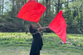 Medium Square Poly Silk Flags
