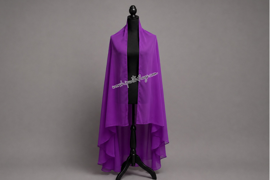 Large Chiffon Worship Veil