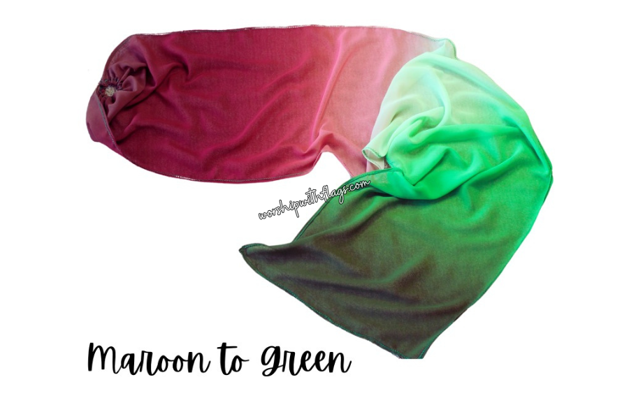 5ft Ombré  Chiffon Worship Streamer
