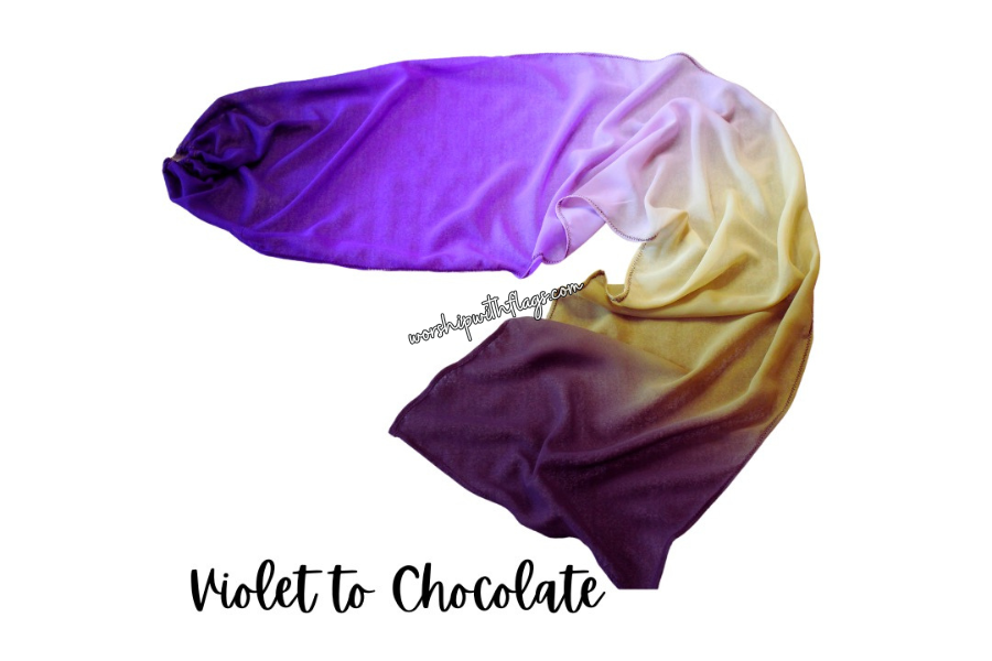5ft Ombré  Chiffon Worship Streamer