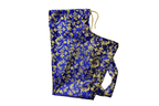 Royal Blue & Gold Brocade Cross Worship Flag Bag