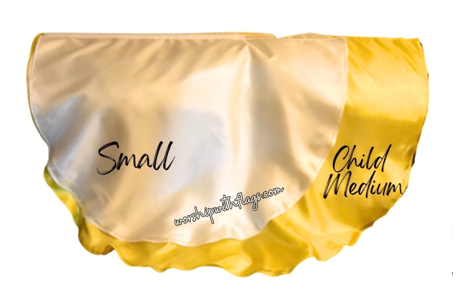 Children's Small Poly Silk Angel Wing Flags