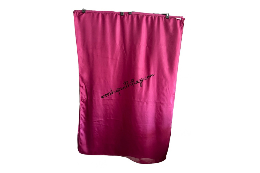 Deep Surrender – 8mm Silk Worship Flags