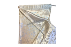 White & Silver Brocade Cross Worship Flag Bag